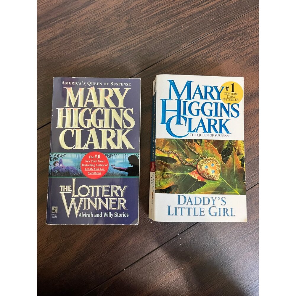 Mary Higgins Clark 2 Book Set Daddys Little Girl and The Lottery Winner